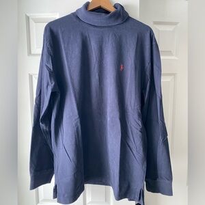 ‘90s Style Polo men’s turtleneck. Size Large. Navy blue.